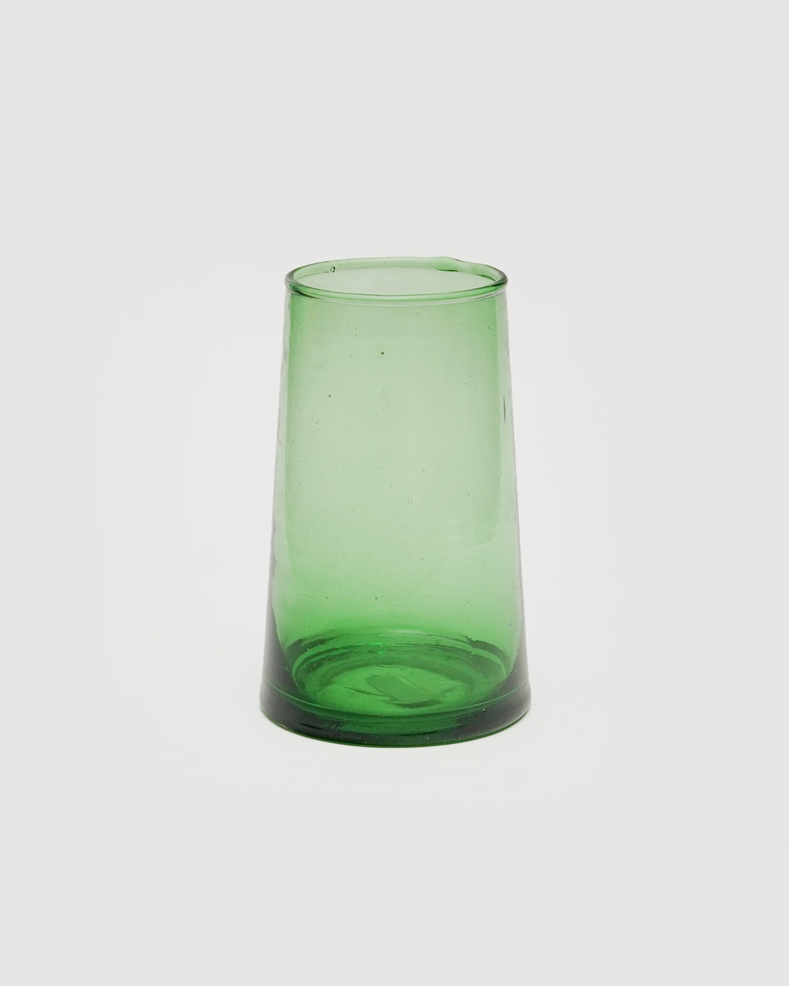 Moroccan Cone Glass / Green