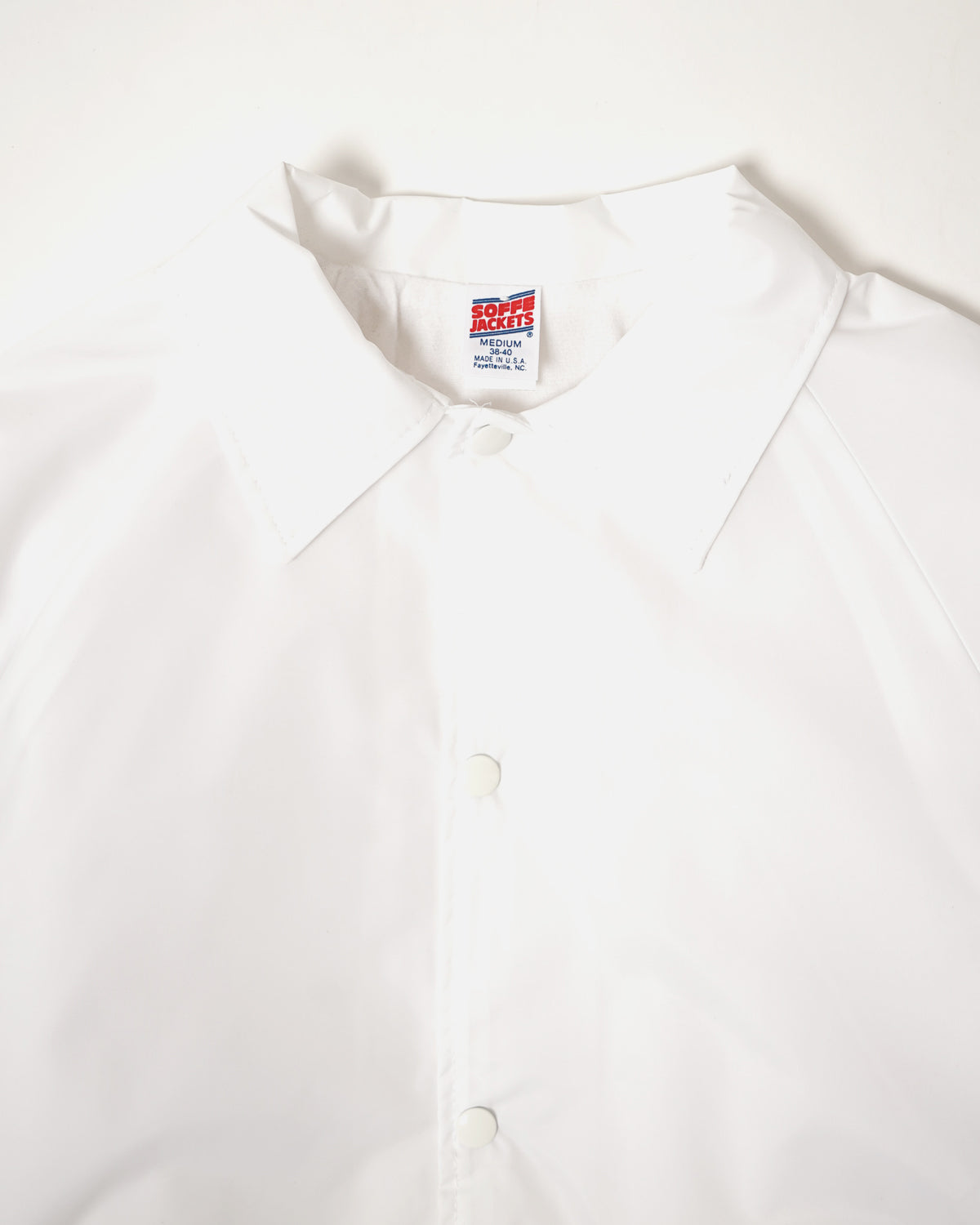 Nylon Coach Jacket / White