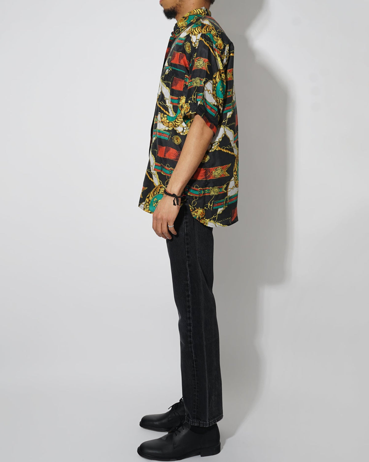 Silk Shirt Short Sleeve / Pattern N