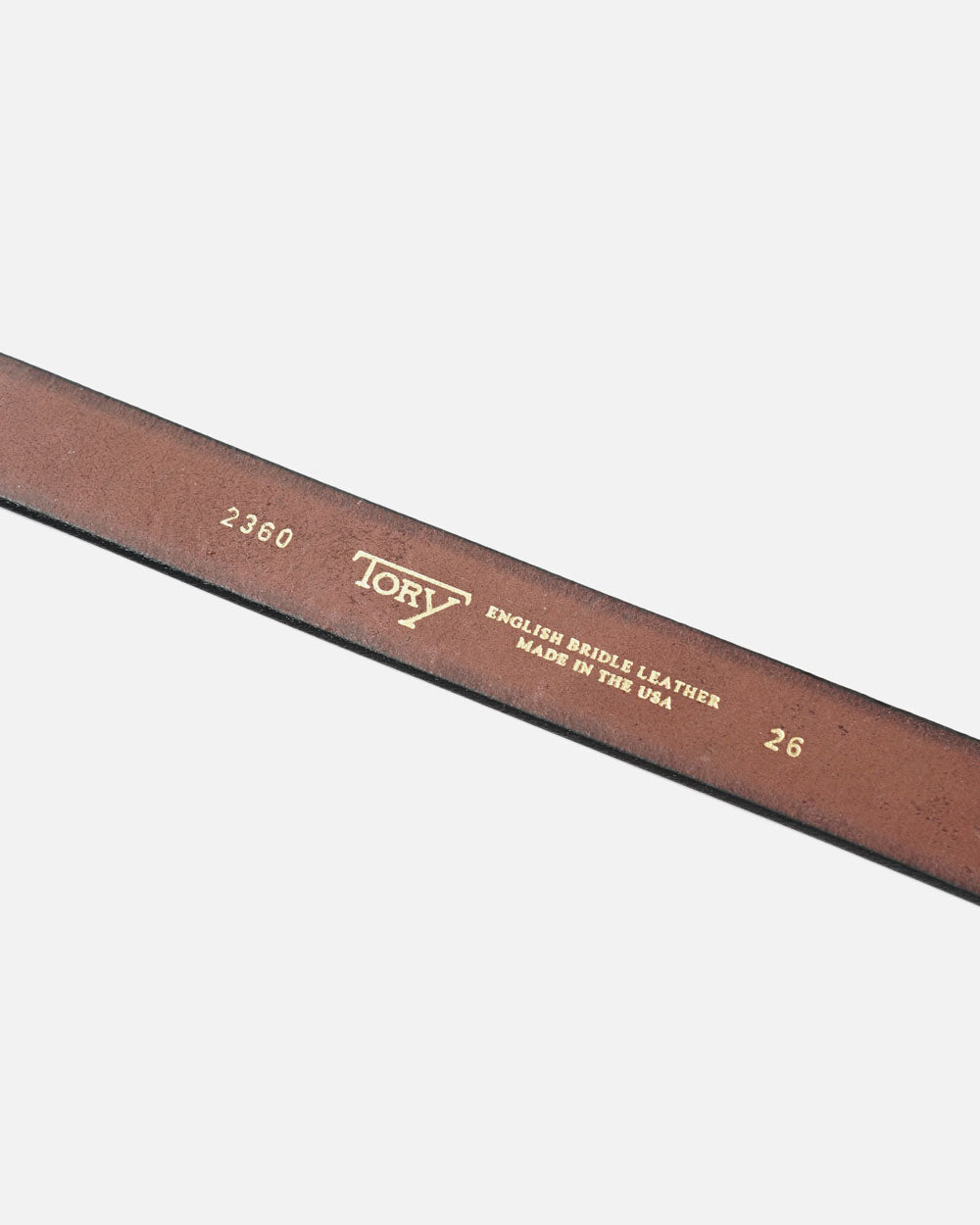 1-1/4" Creased Leather Belt