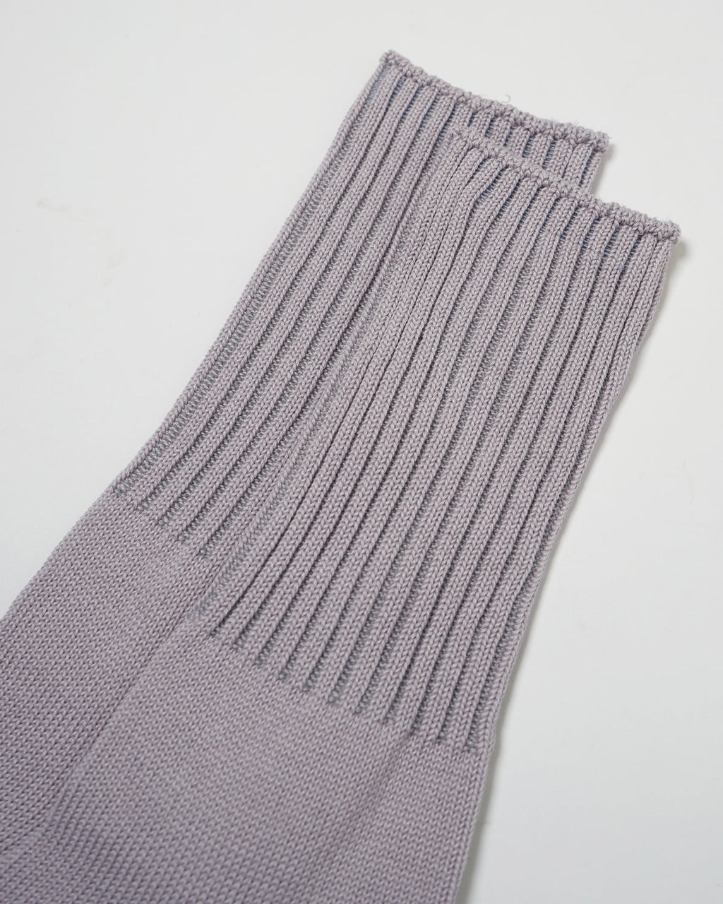 Silket Rib Socks / Light Gray