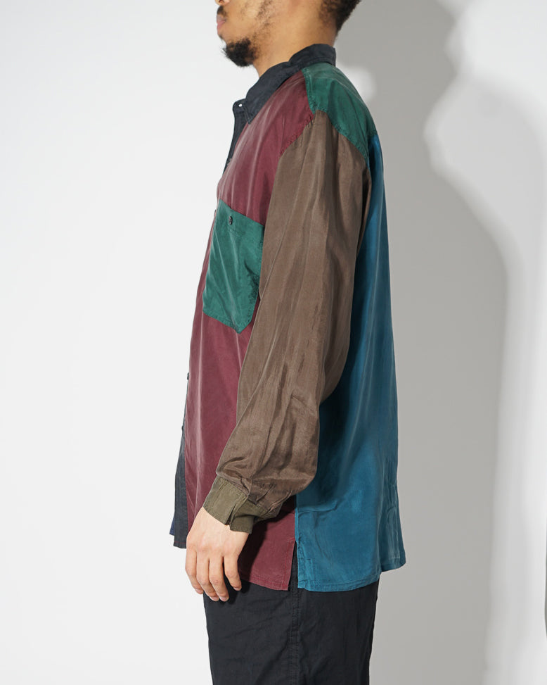 Silk Shirt Long Sleeve / Pattern A