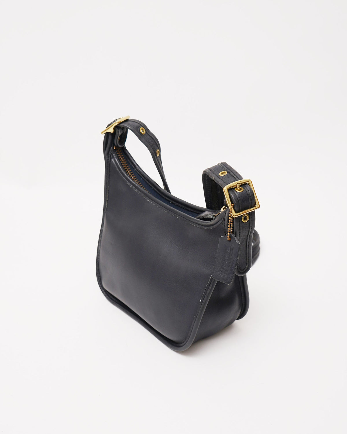 Black Leather Shoulder Bag