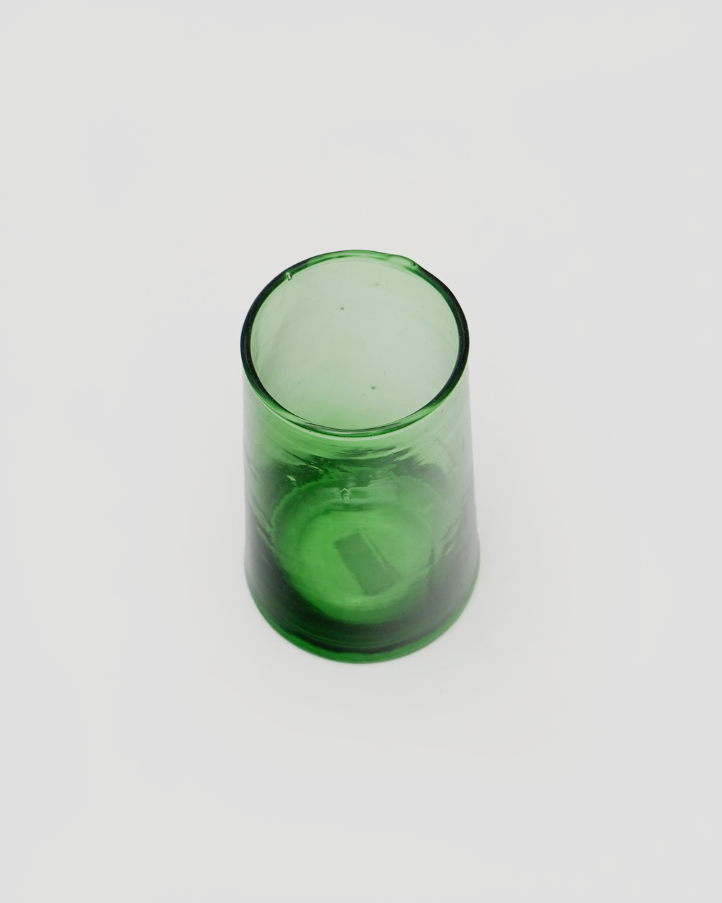 Moroccan Cone Glass / Green
