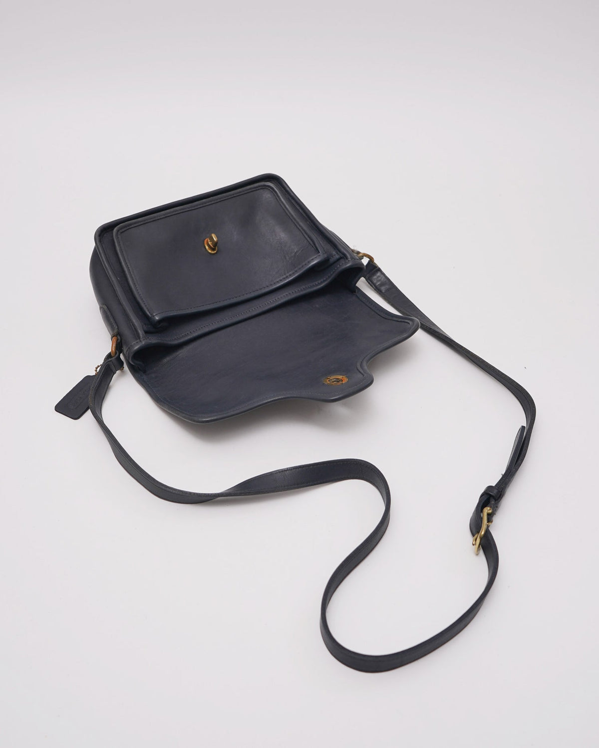 Black Leather Shoulder Bag