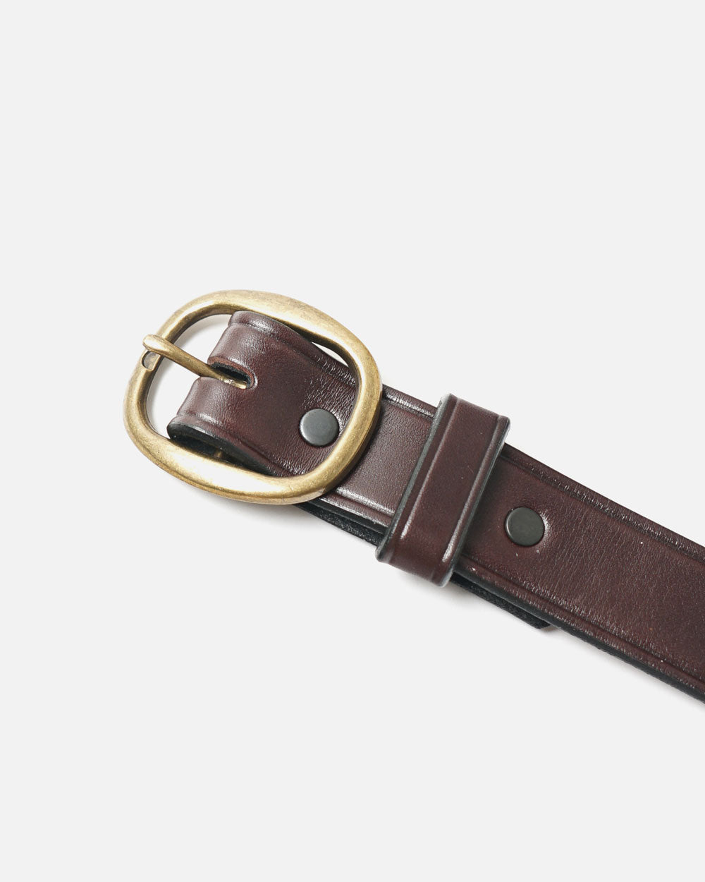 1-1/4" Creased Leather Belt