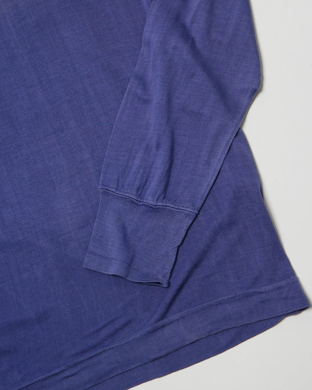 Silk Front V Tee L/S / Purple