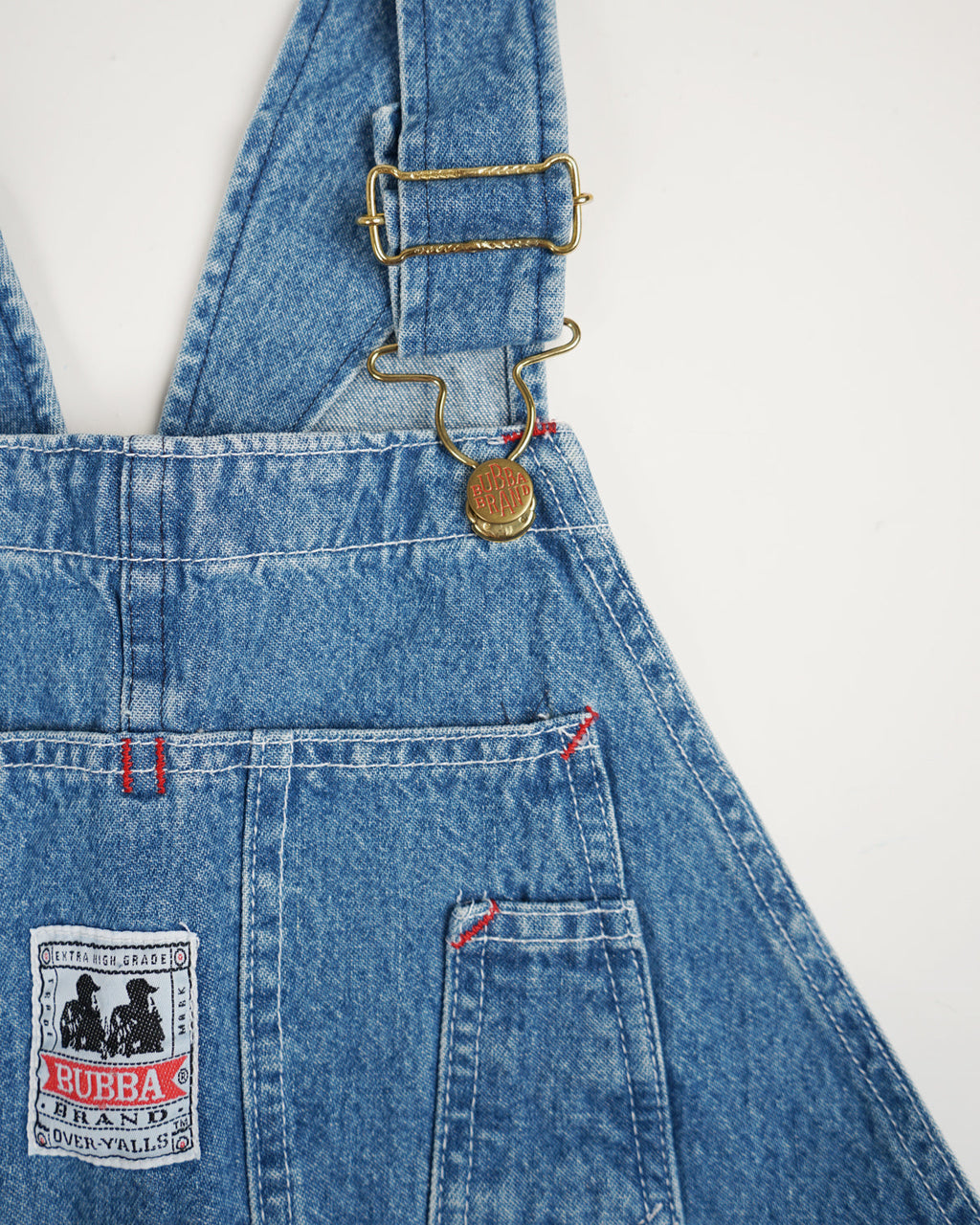 Bubba Brand Denim Shorts Overall
