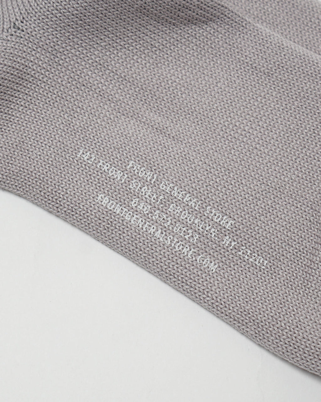 Silket Rib Socks / Light Gray