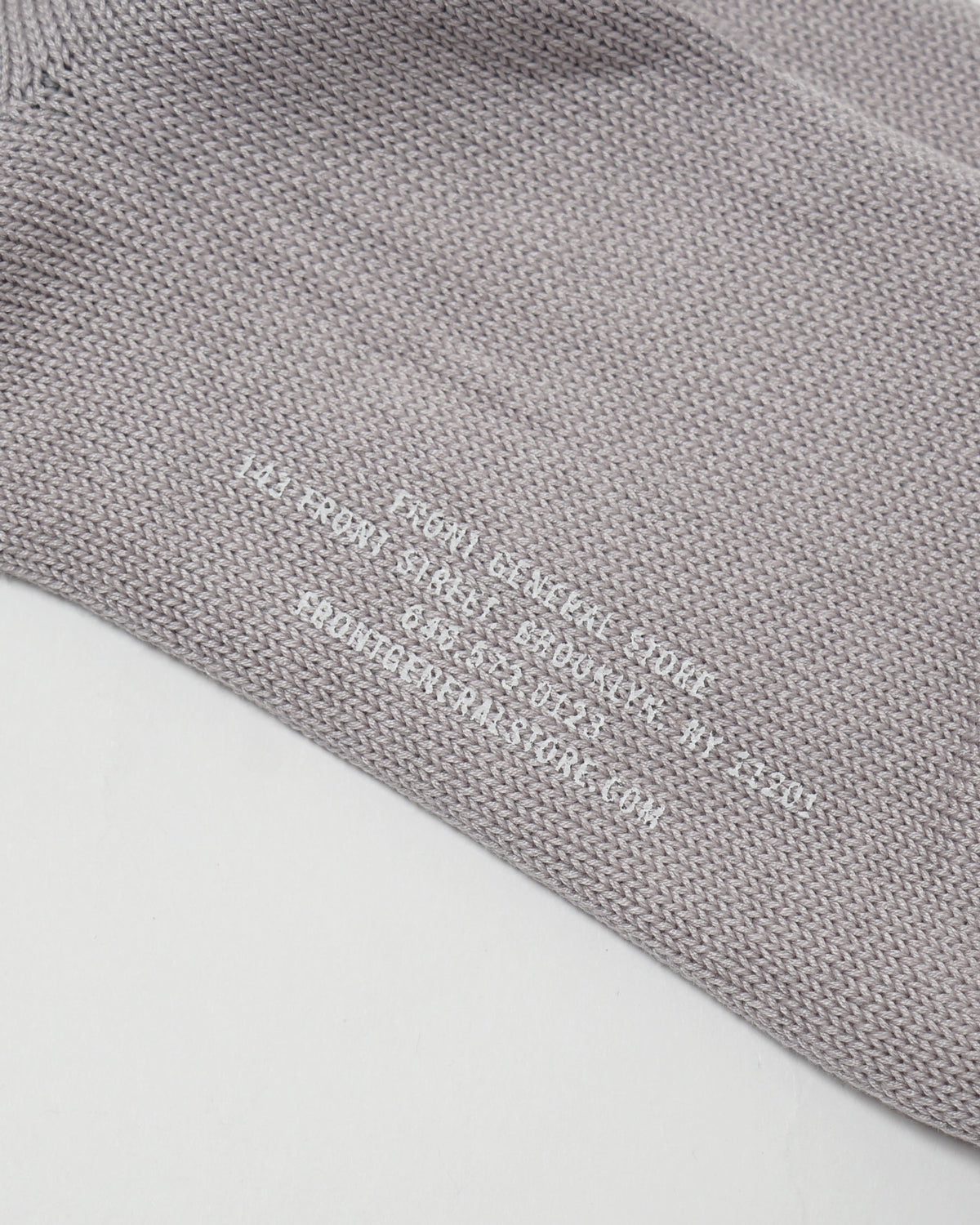 Silket Rib Socks / Light Gray