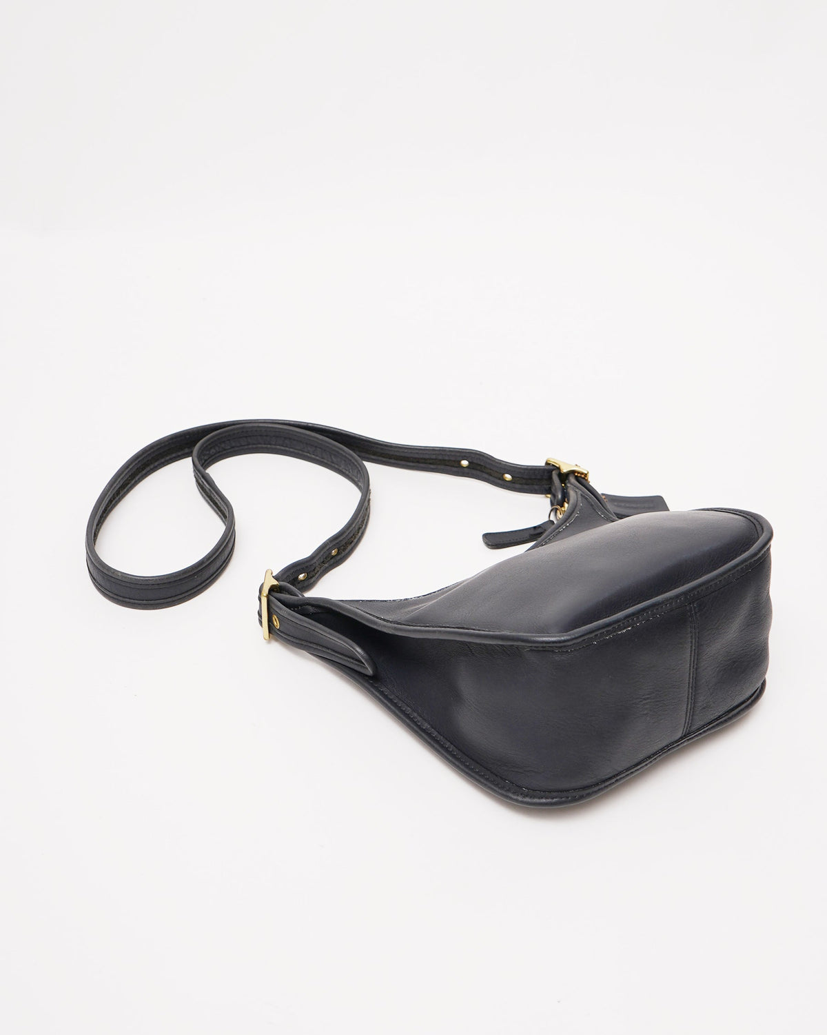 Black Leather Shoulder Bag