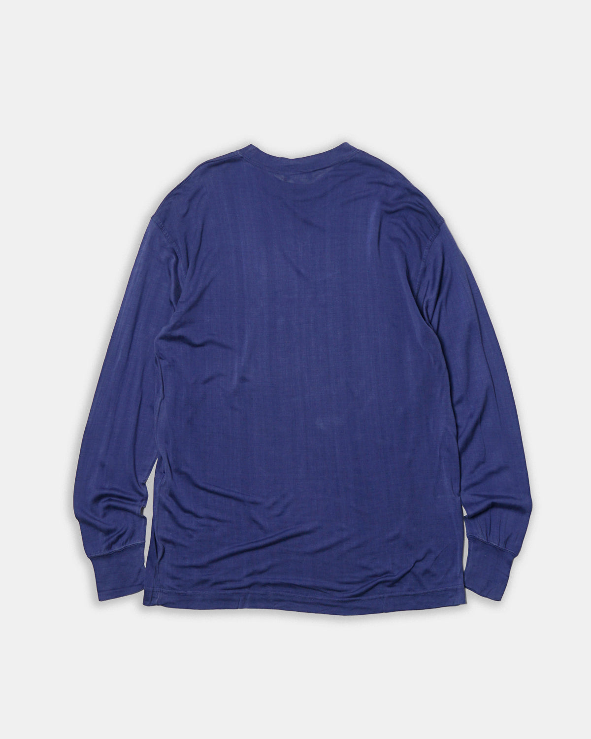 Silk Front V Tee L/S / Purple
