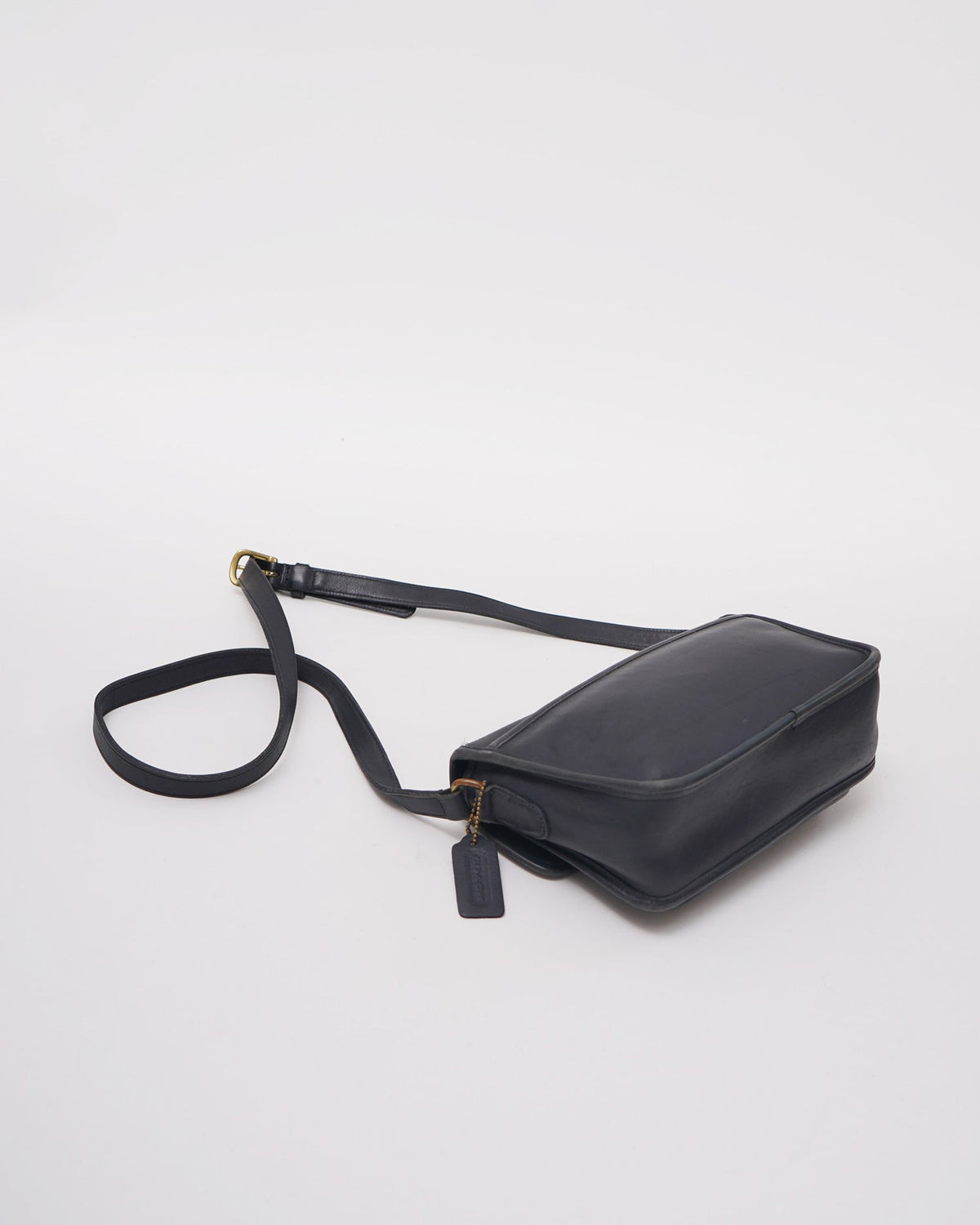 Black Leather Shoulder Bag