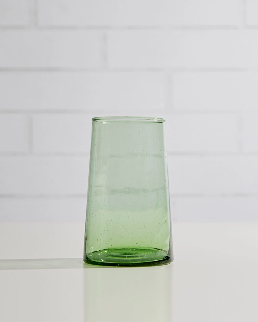 Moroccan Cone Glass / Green