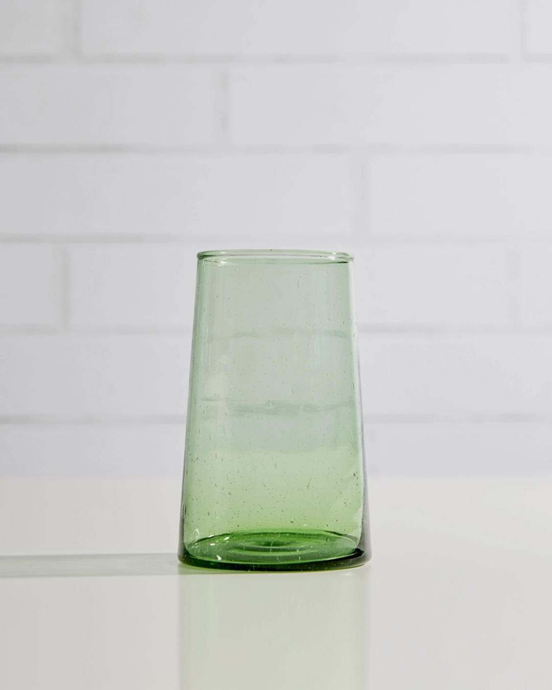 Moroccan Cone Glass / Green