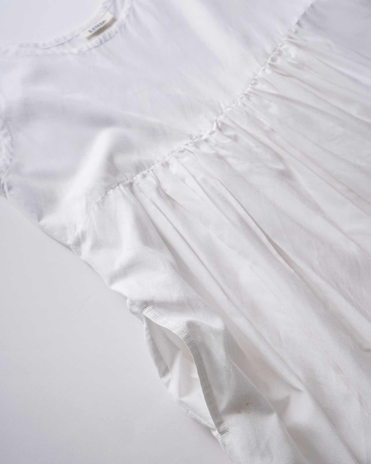 N/S White Rayon Dress