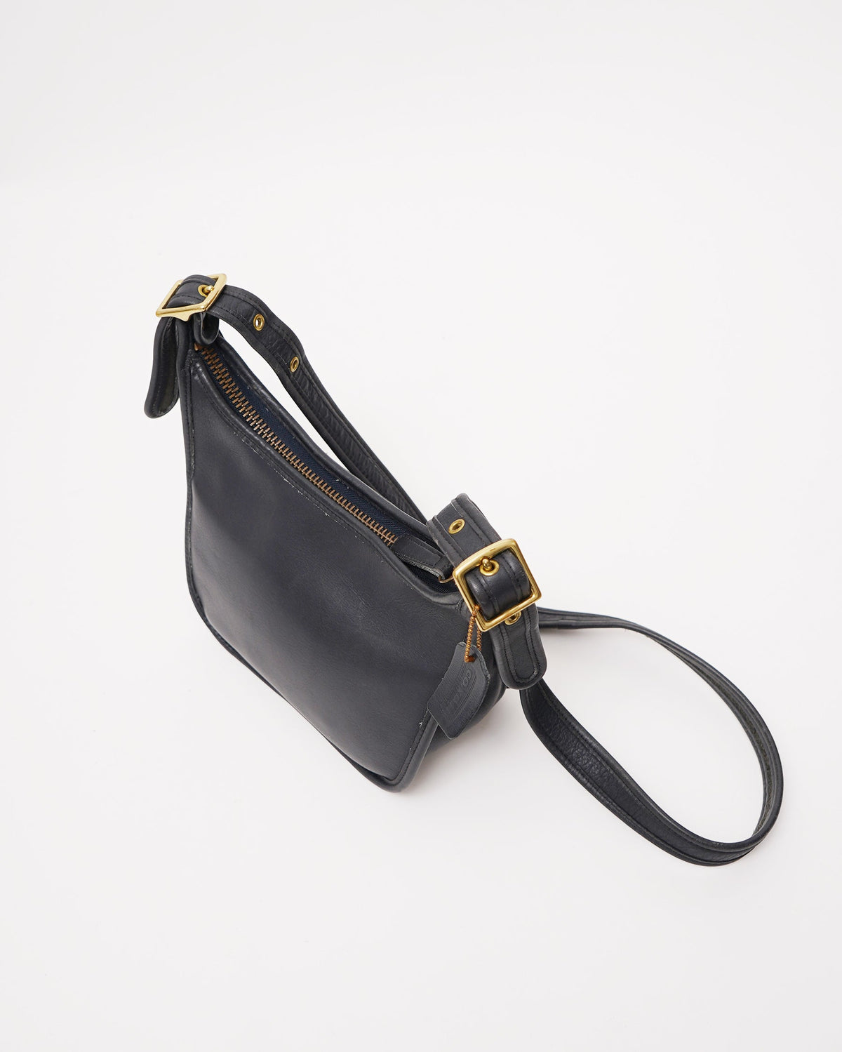 Black Leather Shoulder Bag