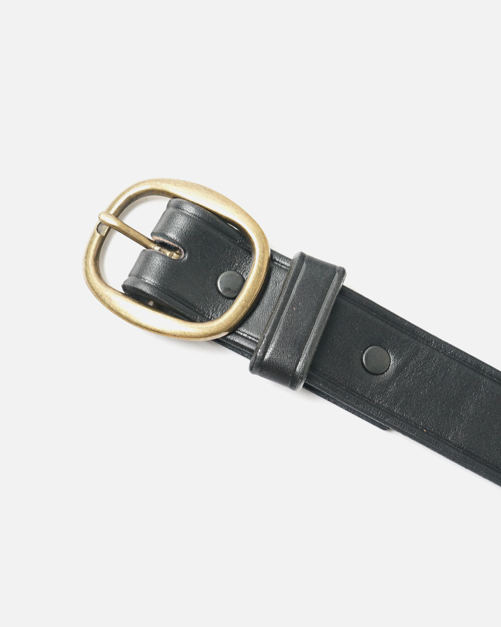 1-1/4" Creased Leather Belt