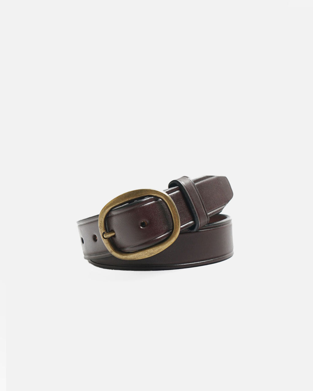 1-1/4" Creased Leather Belt