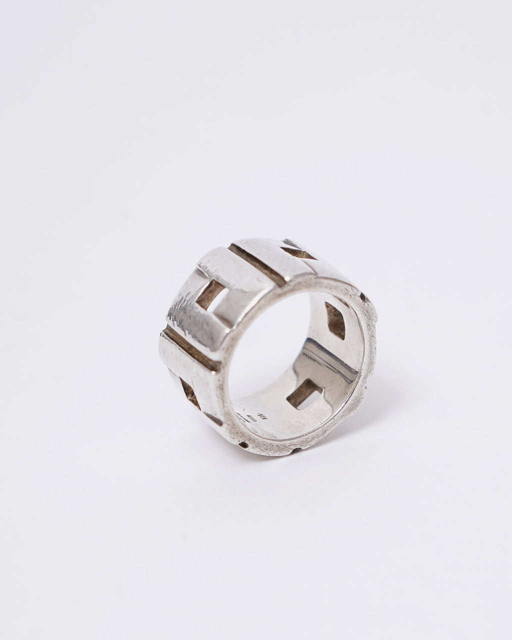 Silver Multi Cross G Ring / size: 6.5