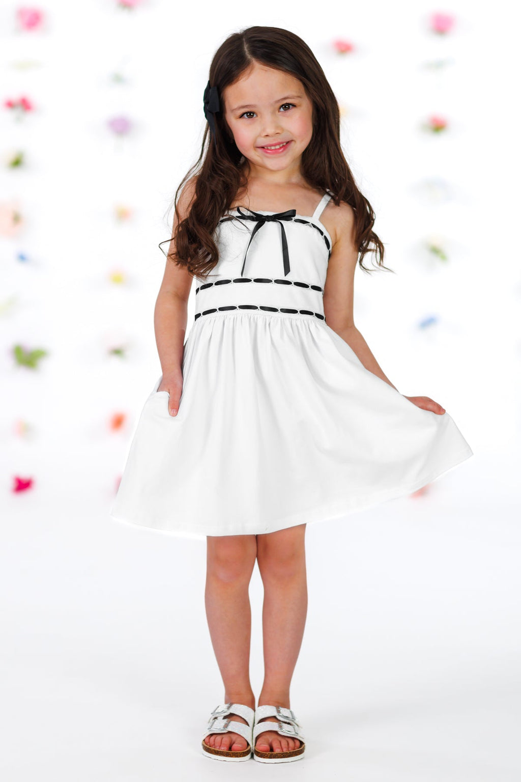 Mom & Me - Lace Ribbon Tank Dress