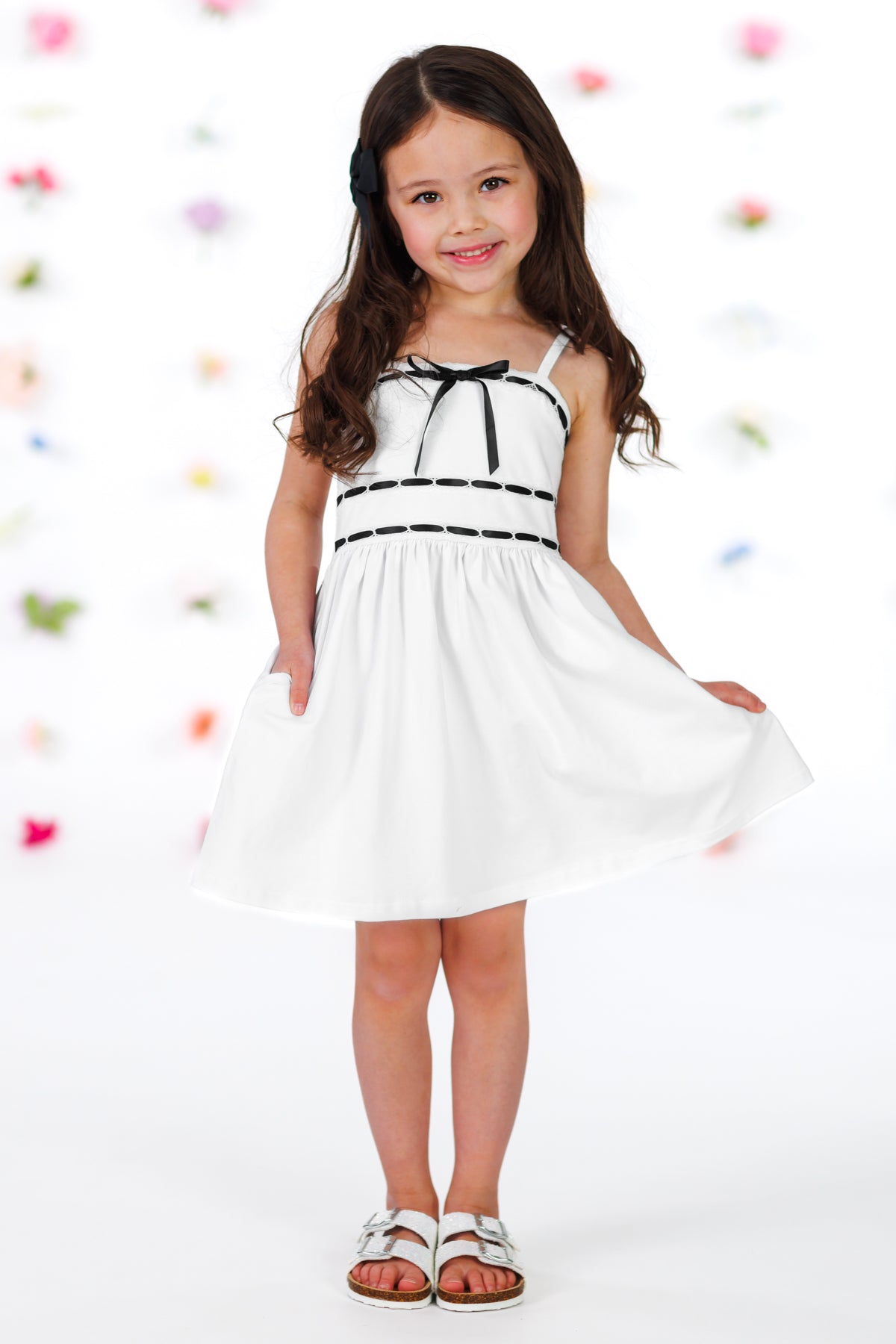 Mom & Me - Lace Ribbon Tank Dress