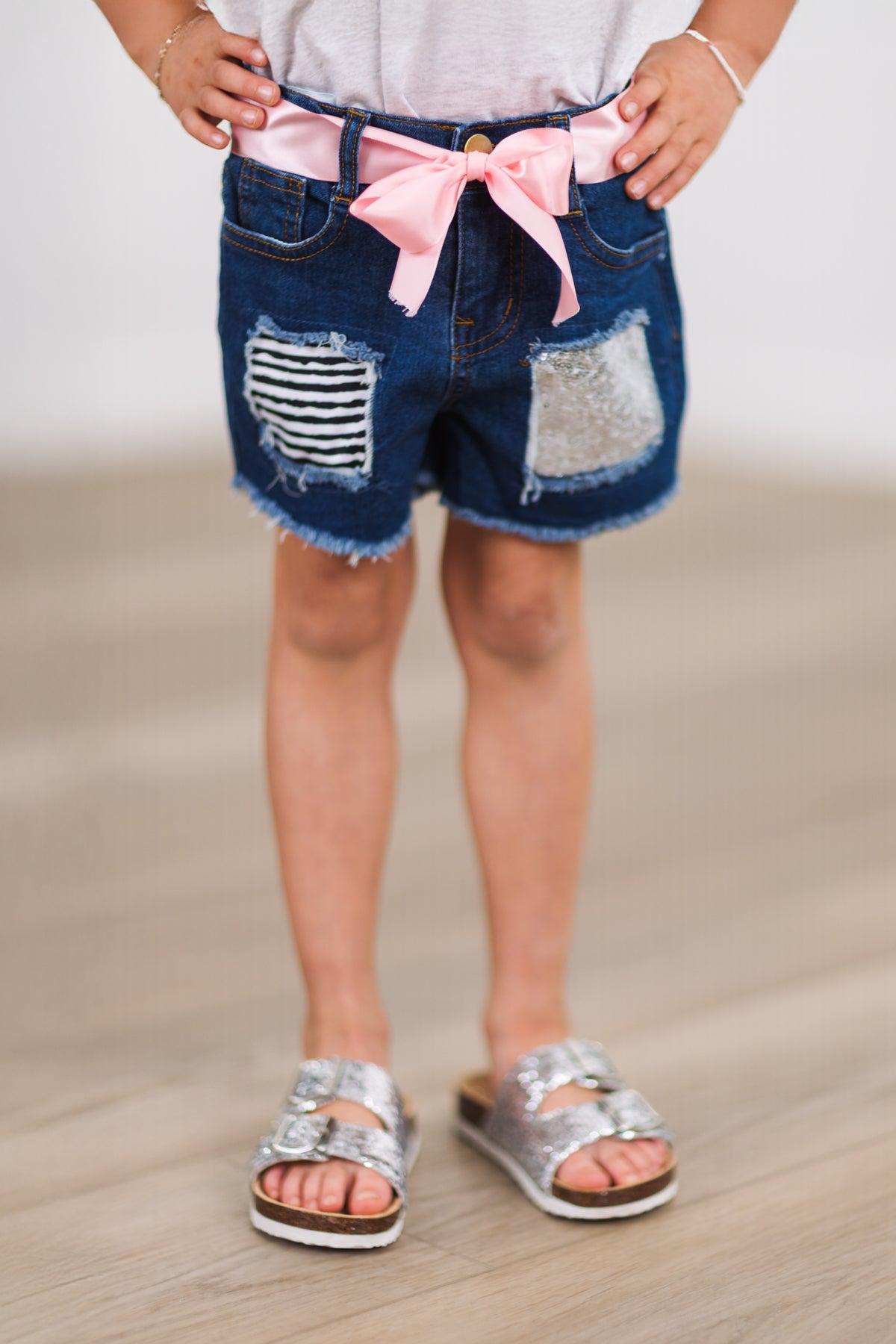 "I'm Not Bossy I Have Leadership Skills" Denim Short Set