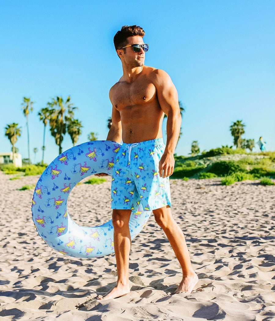 Tacosaurus Stretch Swim Trunks - 7.5" Inseam