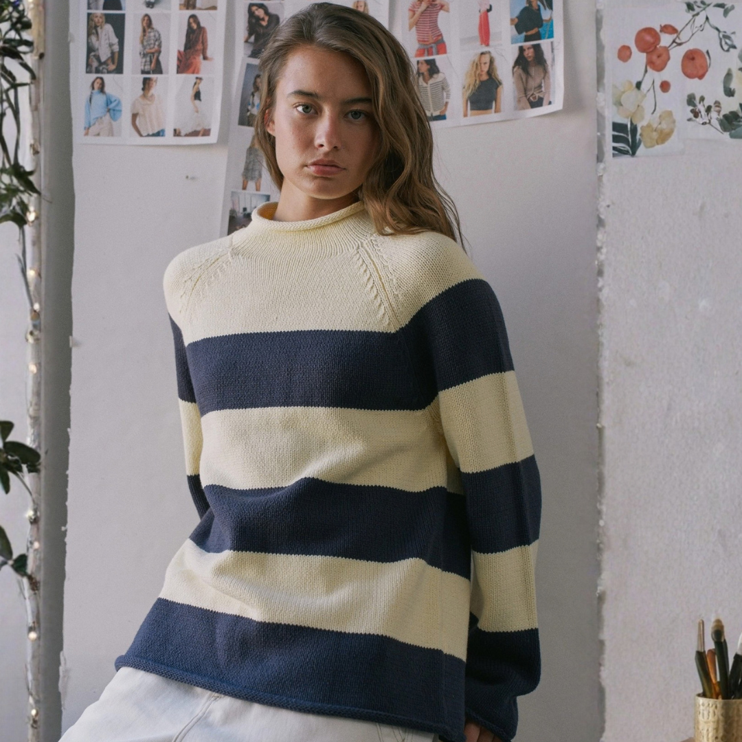 Taylor Mock Neck Sweater