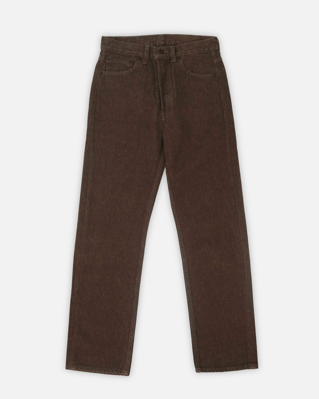 501 Straight Fit Brown Denim Pants / size: 29
