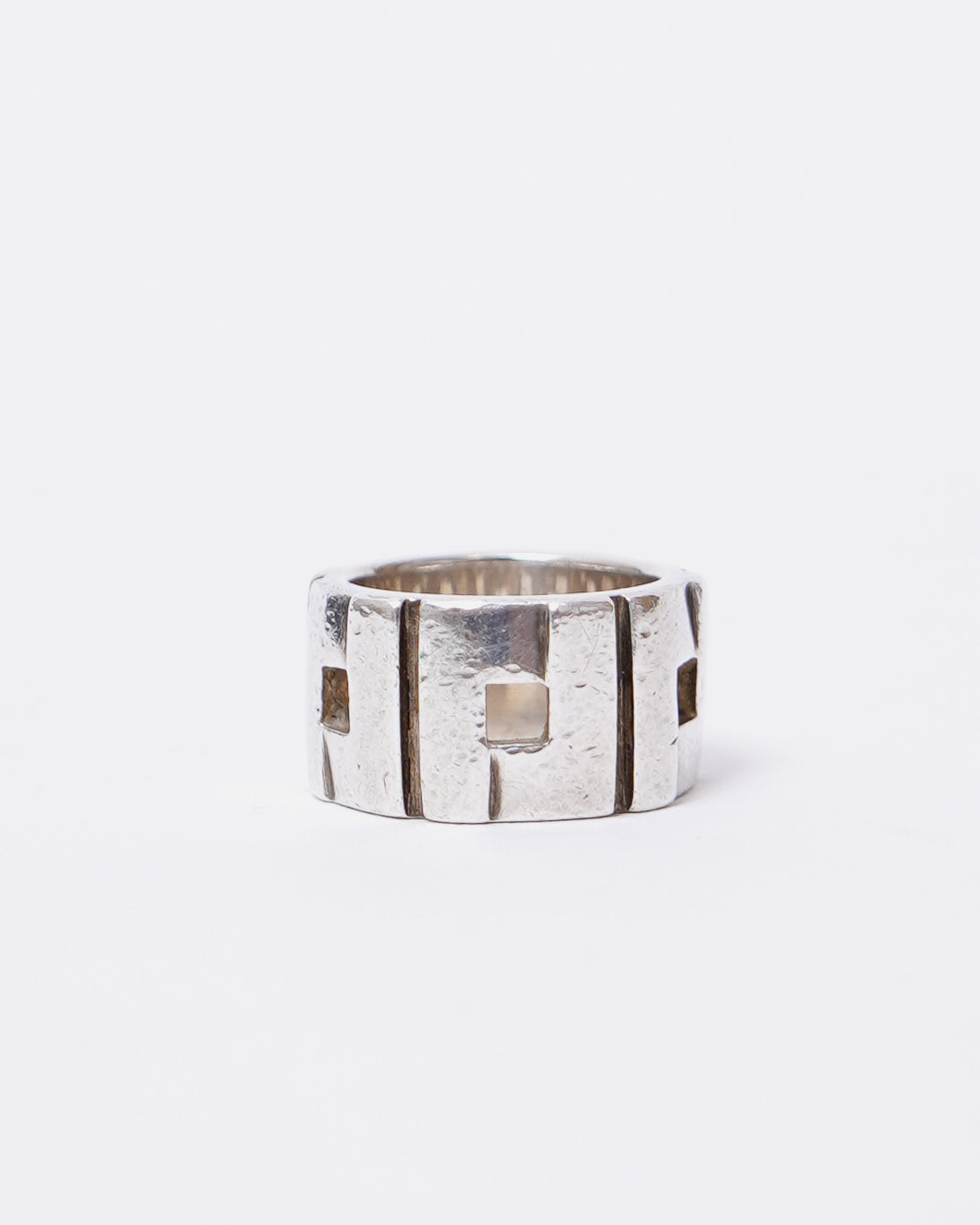 Silver Multi Cross G Ring / size: 6.5