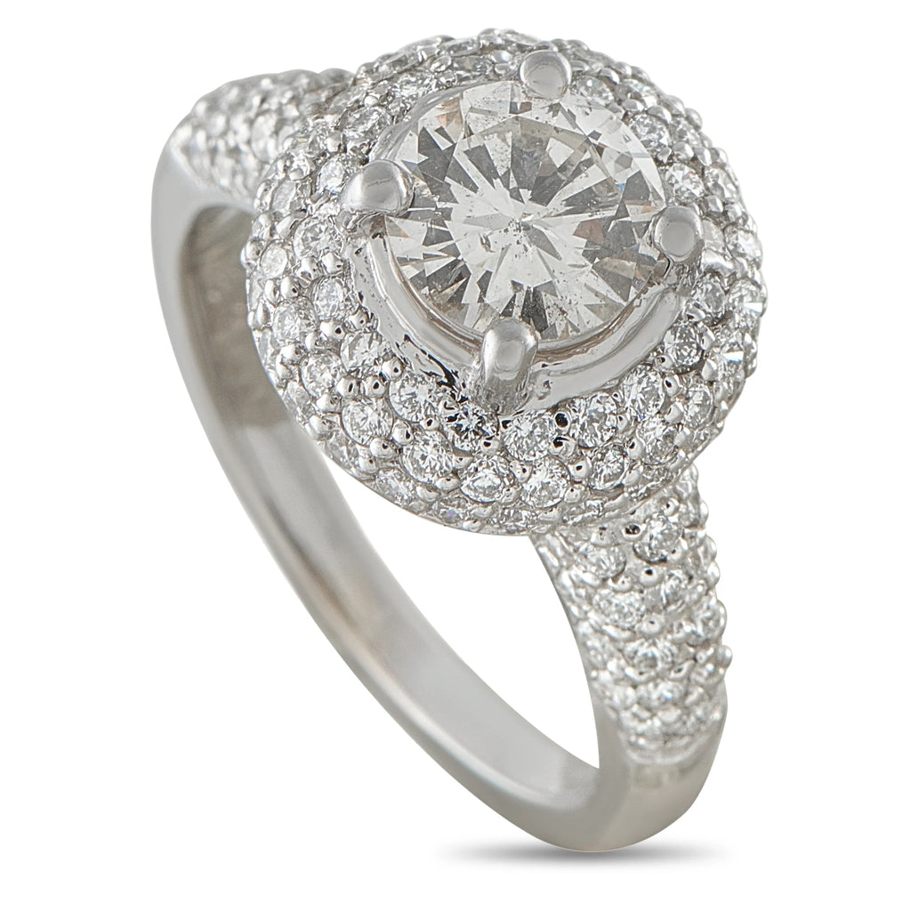 LB Exclusive 18K White Gold 1.95ct Diamond Ring MF05-080726