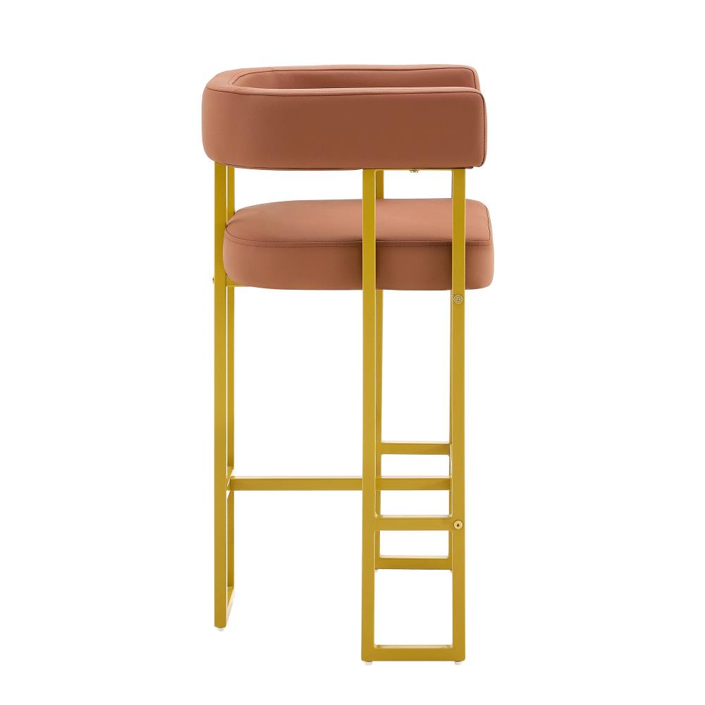 Elegant Counter Height Bar Chairs with Cushioned Seating and Contemporary Mid-Century Styling