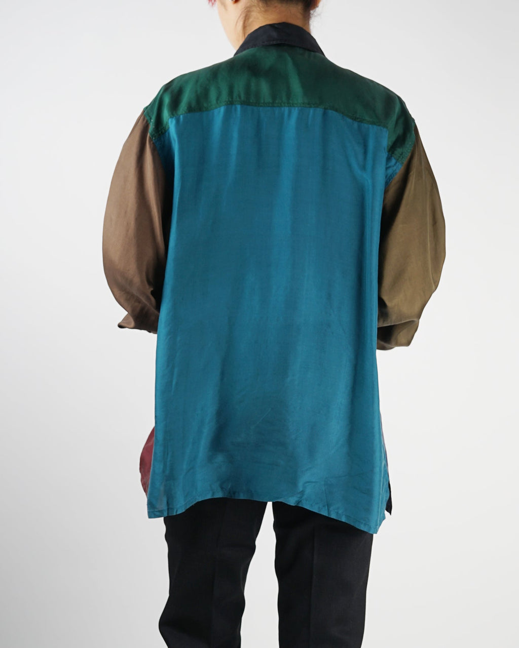 Silk Shirt Long Sleeve / Pattern A