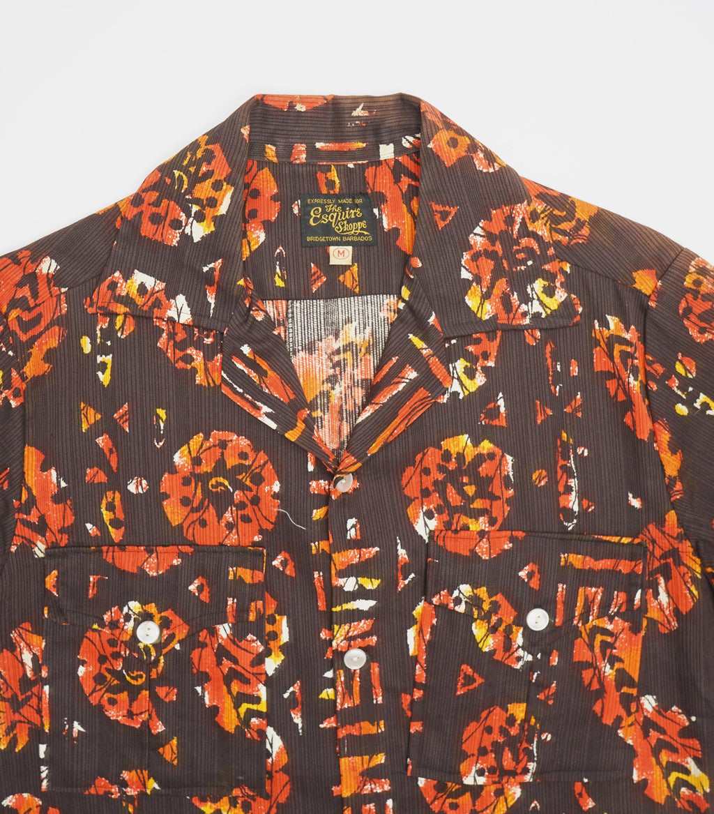 1970's Cotton Patterned Shirt S/S