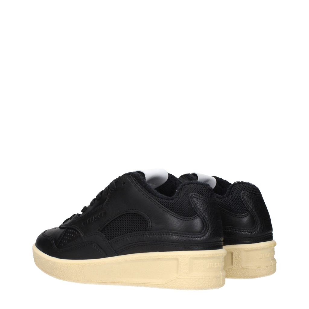 Jil Sander Leather Low Top Women's Sneakers