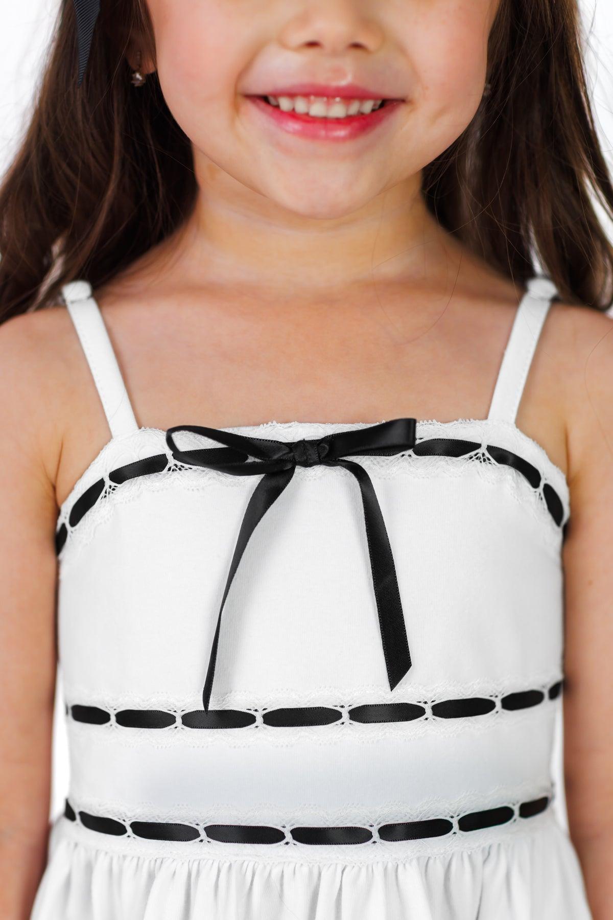 Mom & Me - Lace Ribbon Tank Dress
