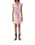 Uriarte Tora Short Dress In Rising Rose
