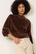 Women's Erin Velour Mock Neck Top
