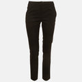 The Kooples Black Gabardine Straight Fit Trousers