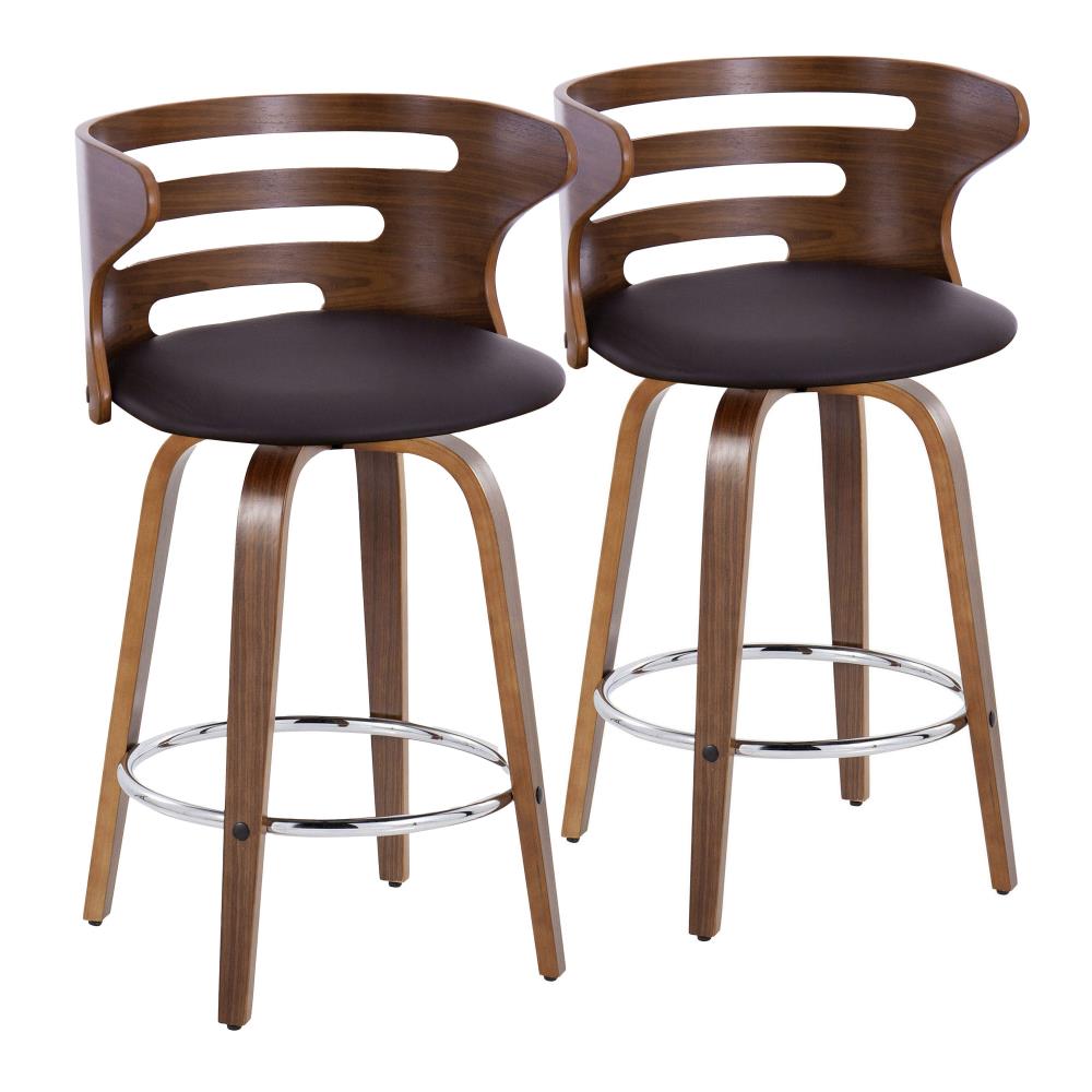 Upholstered Swivel Counter Stools