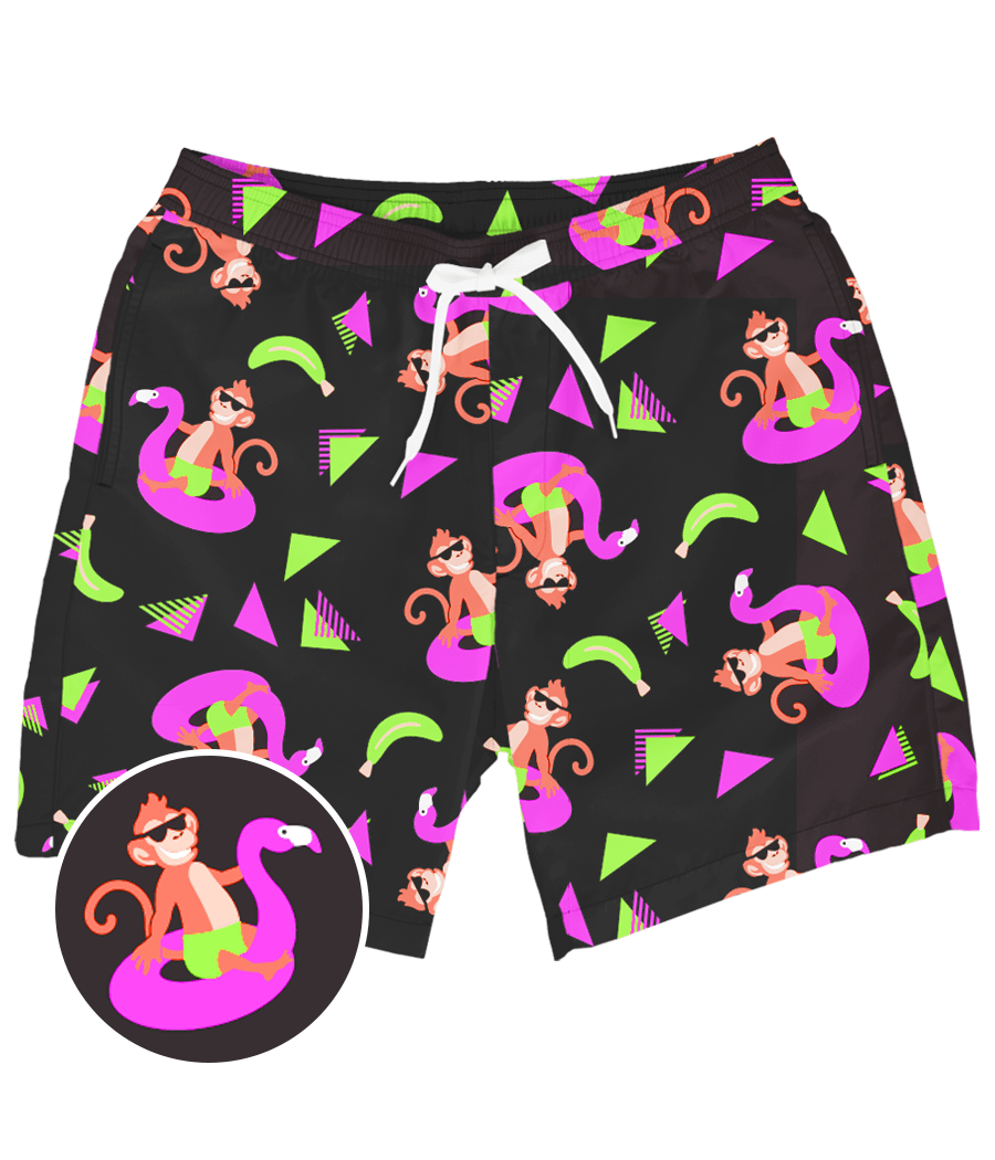 Monkey Business Stretch Swim Trunks - 7.5" Inseam