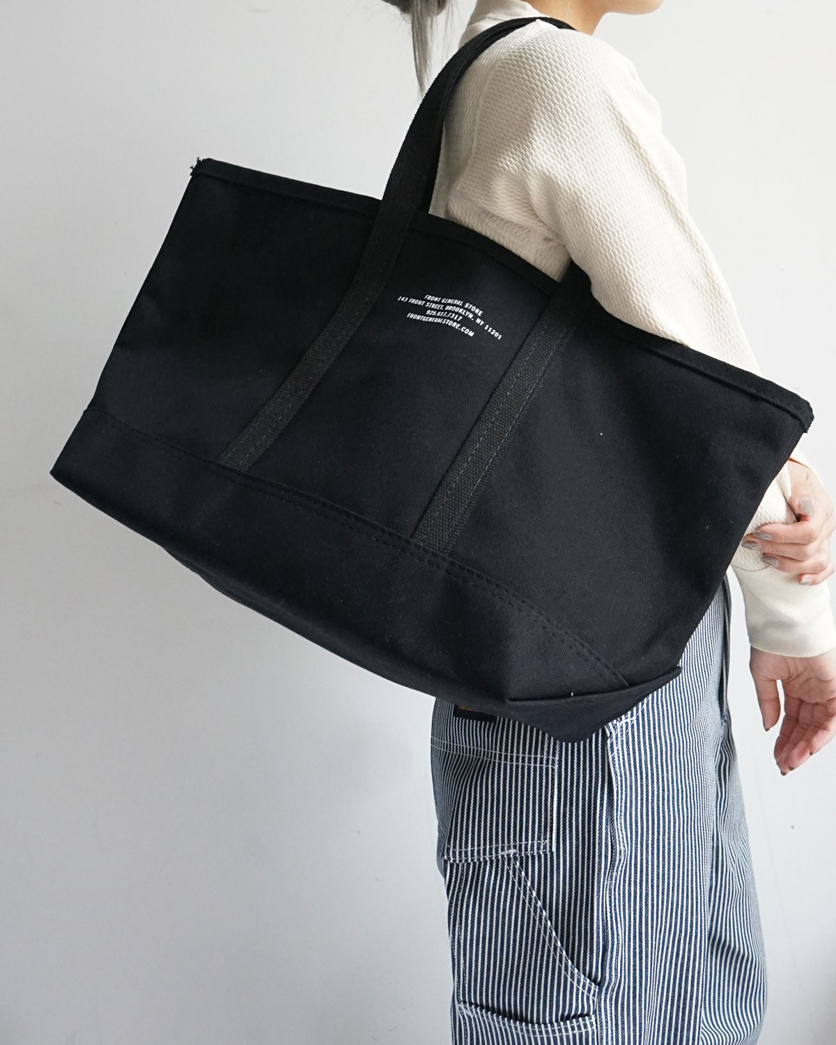 Canvas Tote Bag / Black