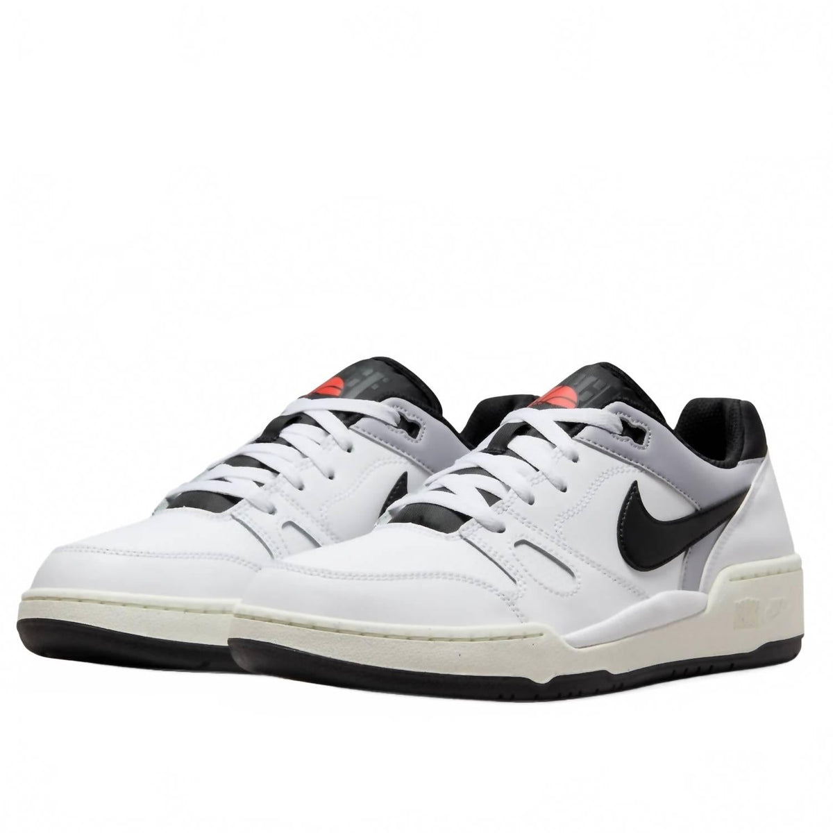 Men's Full Force Low Sneakers In White/mystic Red/black/sail
