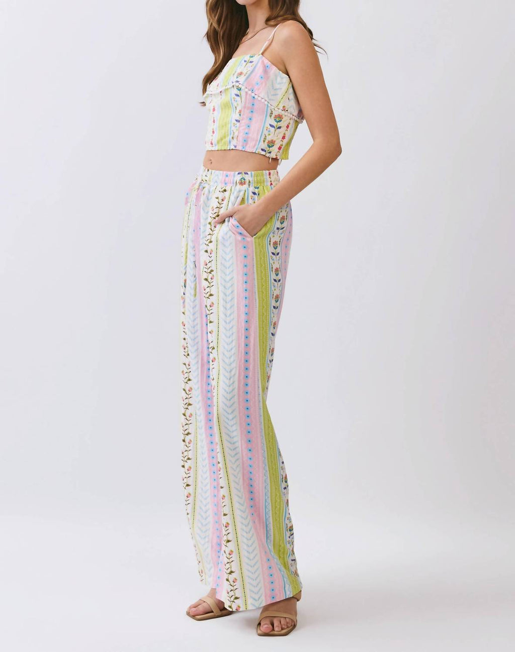 Wall Flower Pants In Multi