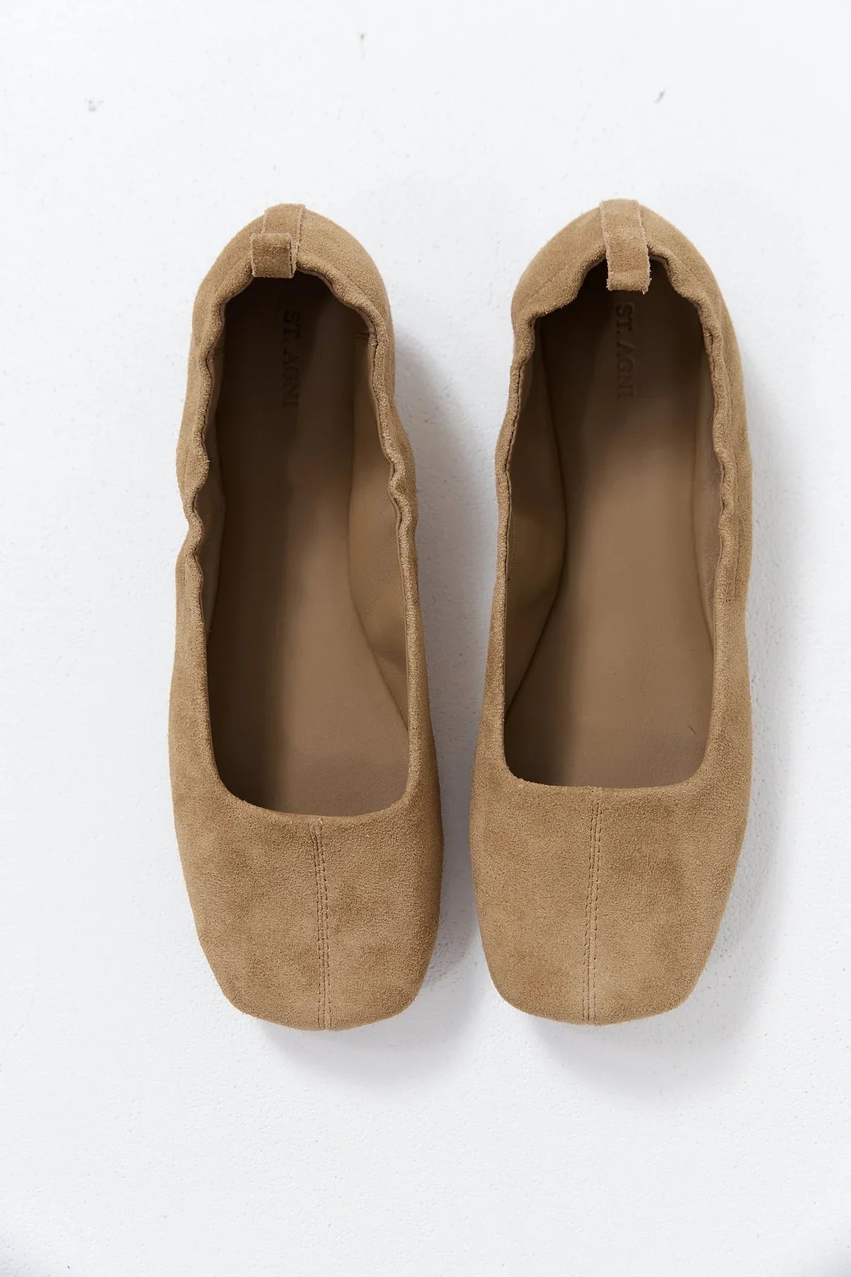 St. Agni Suede Ballet Flat