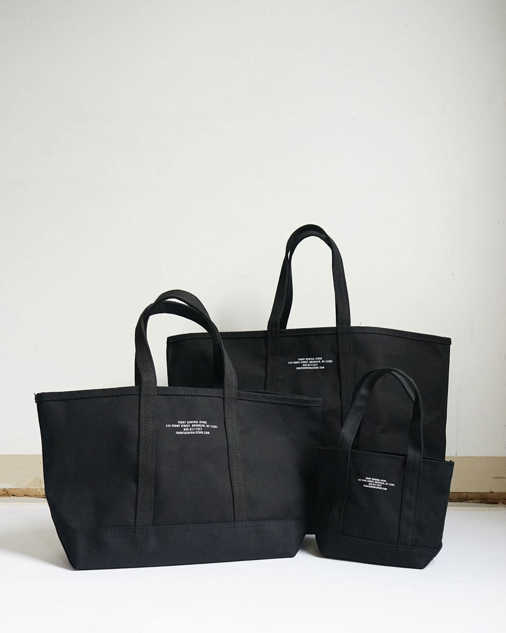 Canvas Tote Bag / Black