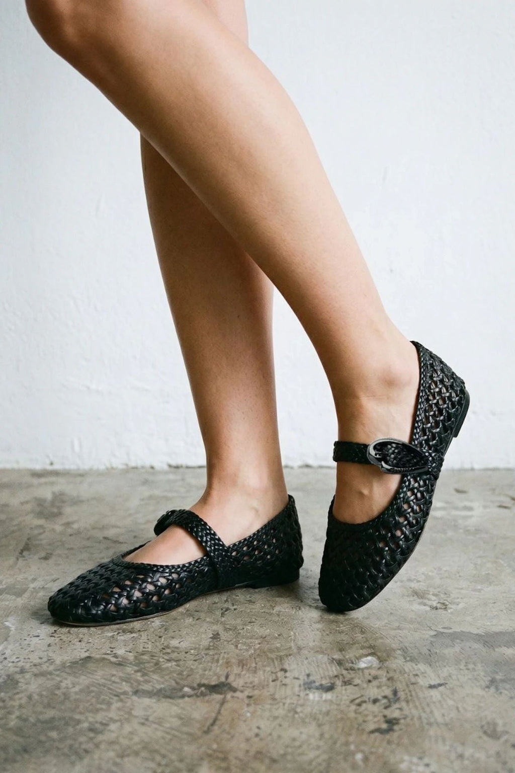 Verona New Macrame In Black Leather
