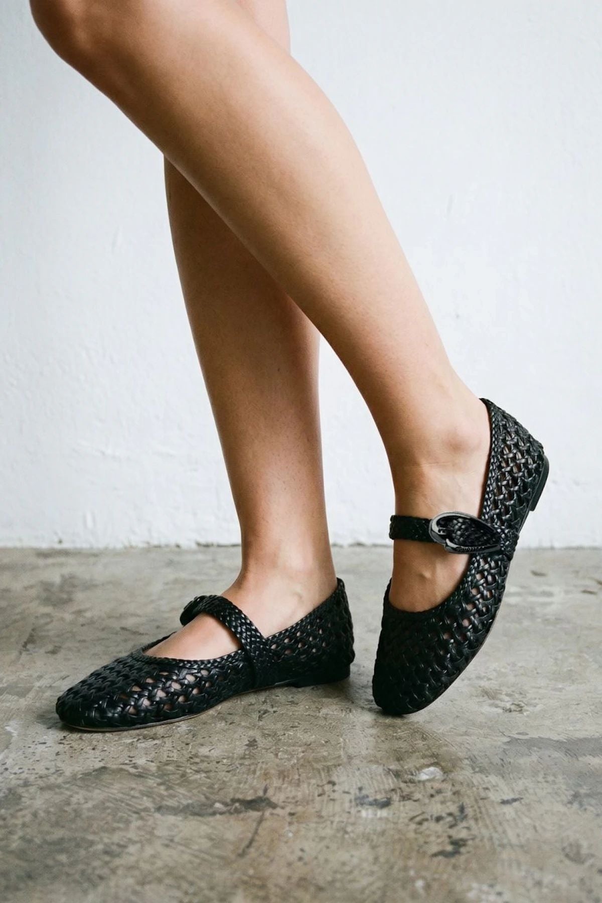 Verona New Macrame In Black Leather