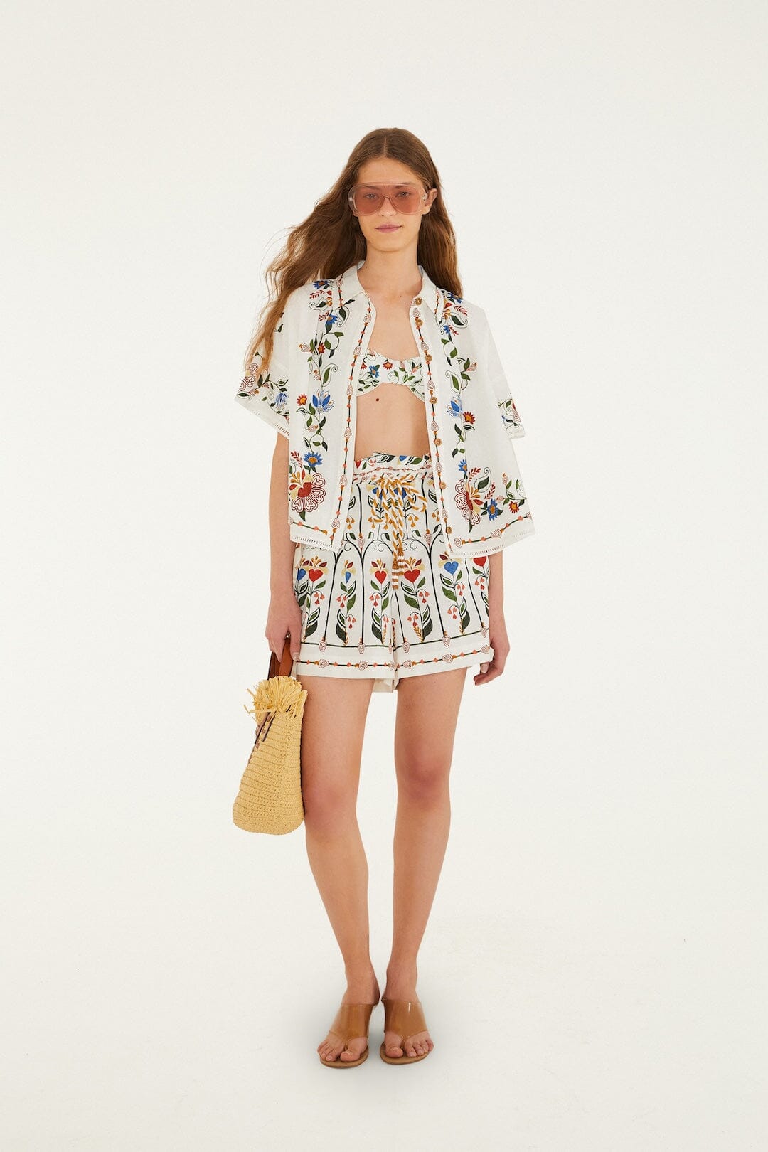 Off-White Stitched Garden Shorts